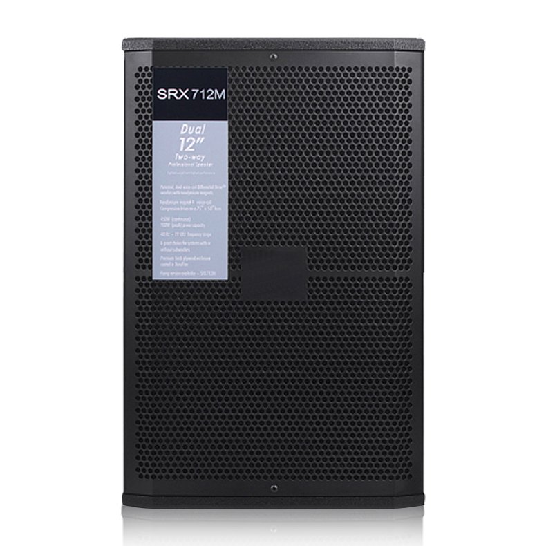 same model SRX-712 12-Inch Full Frequency Disco Party Room Speaker Dual 2-Way Audio Sound Equipment