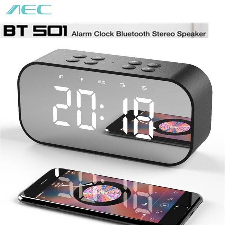 new trending products smart electronic gadgets bluetooth speaker portable bluetooth speakers with alarm clock sound equipment