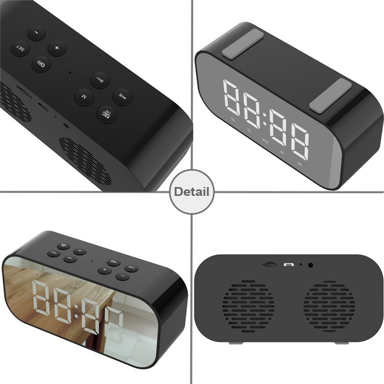 new trending products smart electronic gadgets bluetooth speaker portable bluetooth speakers with alarm clock sound equipment