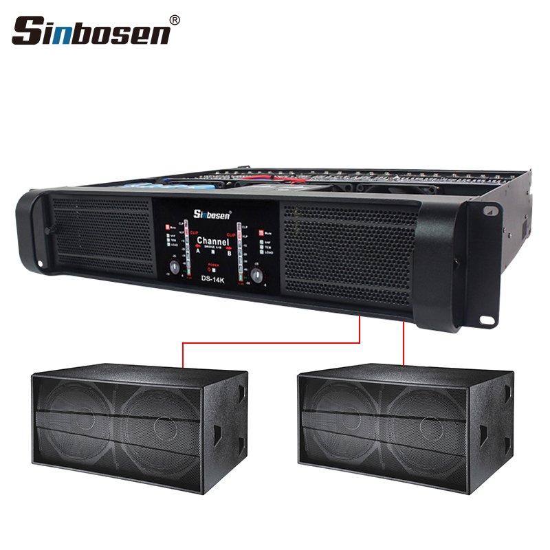 DS-14K 4hom amplifier 2 channel 3000w class td switch audio power amplifier professional