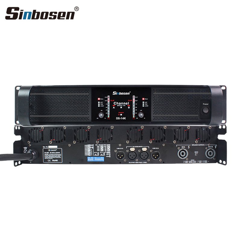 DS-14K 4hom amplifier 2 channel 3000w class td switch audio power amplifier professional