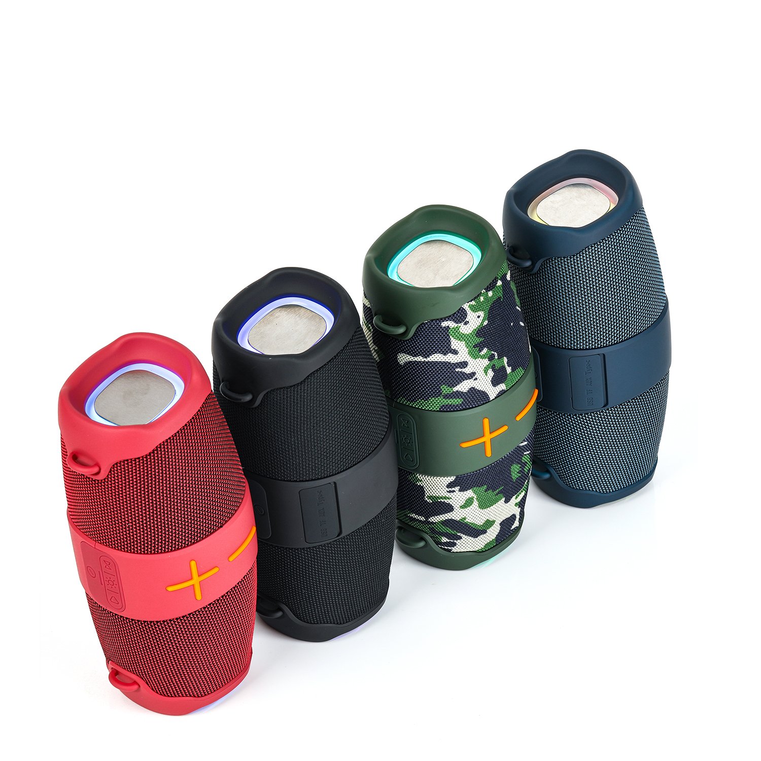 Professional portable wireless blue-tooth fabric BT speaker super bass active Hifi music stereo woofer waterproof active speaker