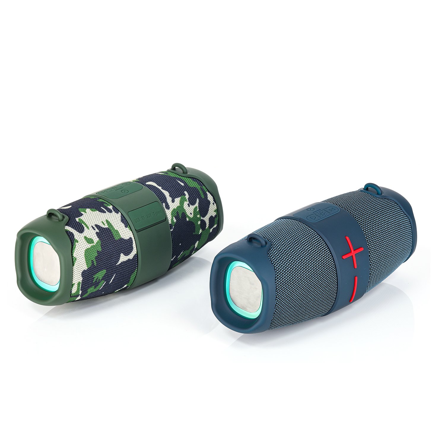 Professional portable wireless blue-tooth fabric BT speaker super bass active Hifi music stereo woofer waterproof active speaker