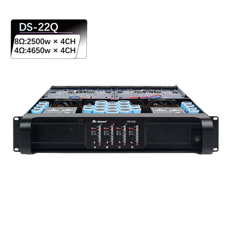 Sinbosen DS-22Q Class td 4 channel sound audio comparators amplifier 5000 watts professional power