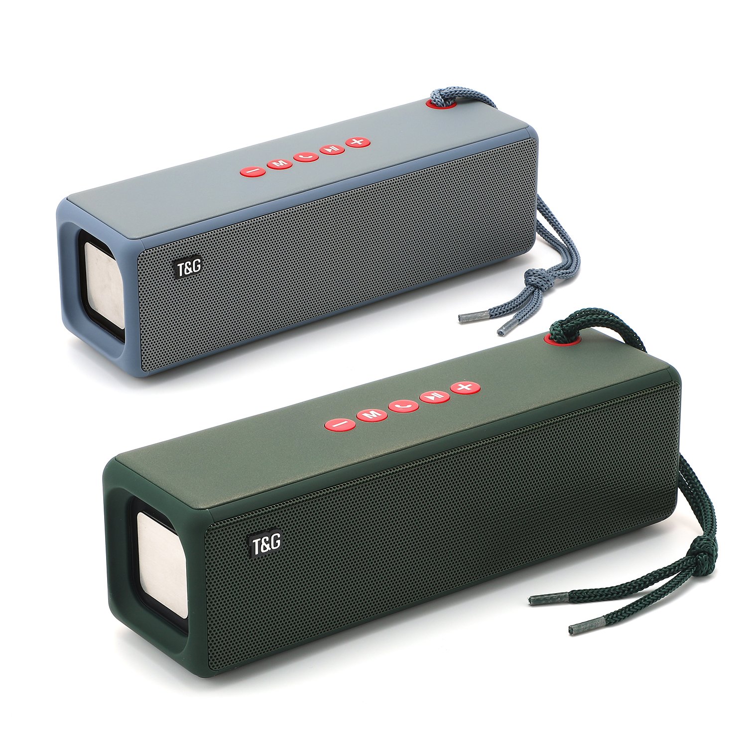 TG-271 Wireless Portable Blue-tooth Speakers LED Colorful Light Stereo Bass woofer Active BT HIFI Music Outdoor Speaker FM radio
