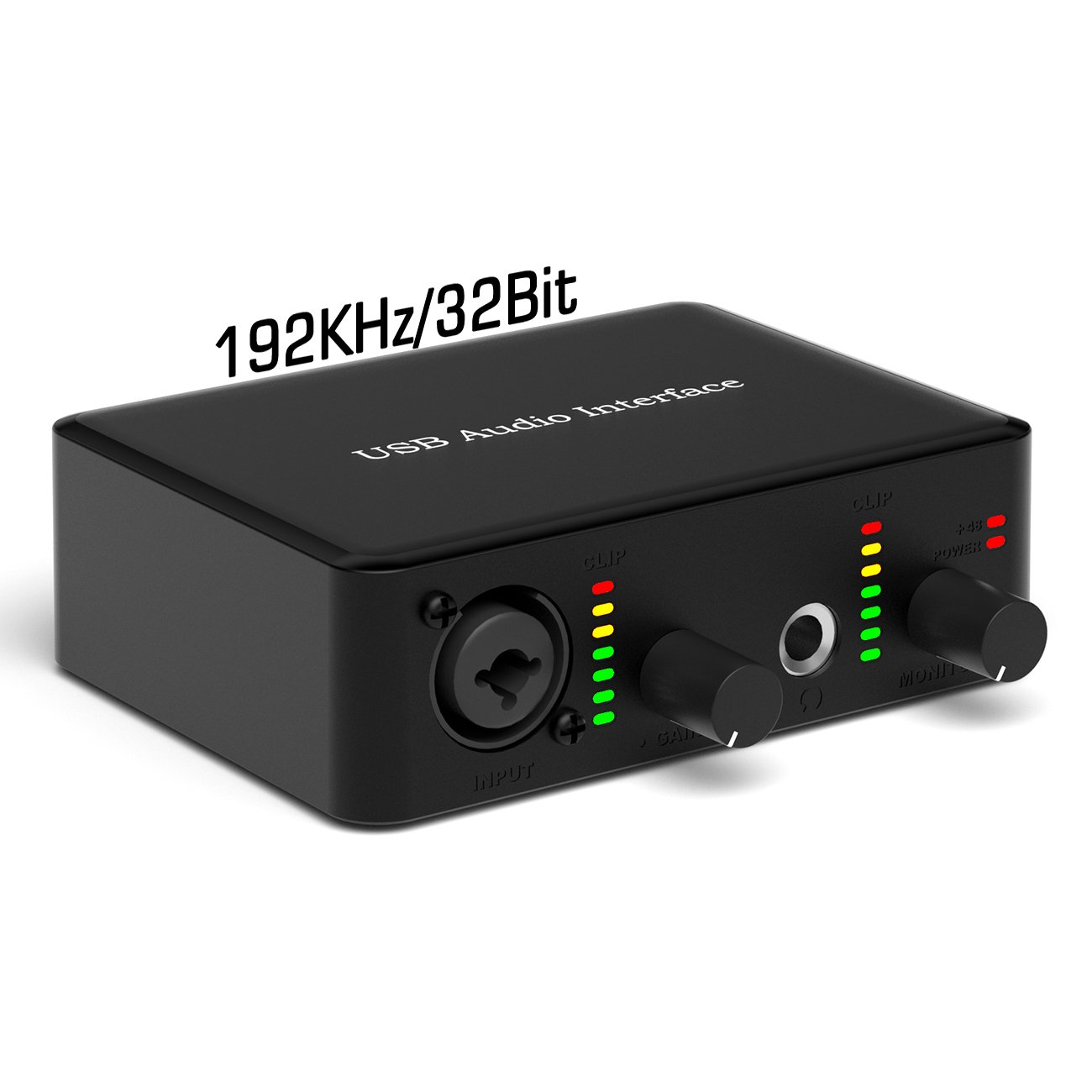 Professional Condenser Microphone Headphones USB Audio Interface Sound Card Kit Podcast Recording Music Studio Equipment Bundle