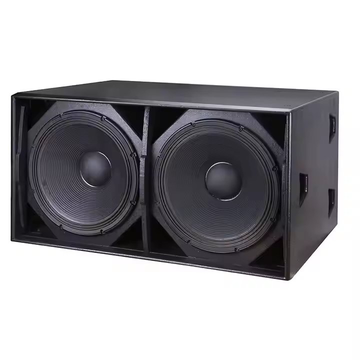 S-218 professional subwoofer dual 18 inch bass speaker audio system sound