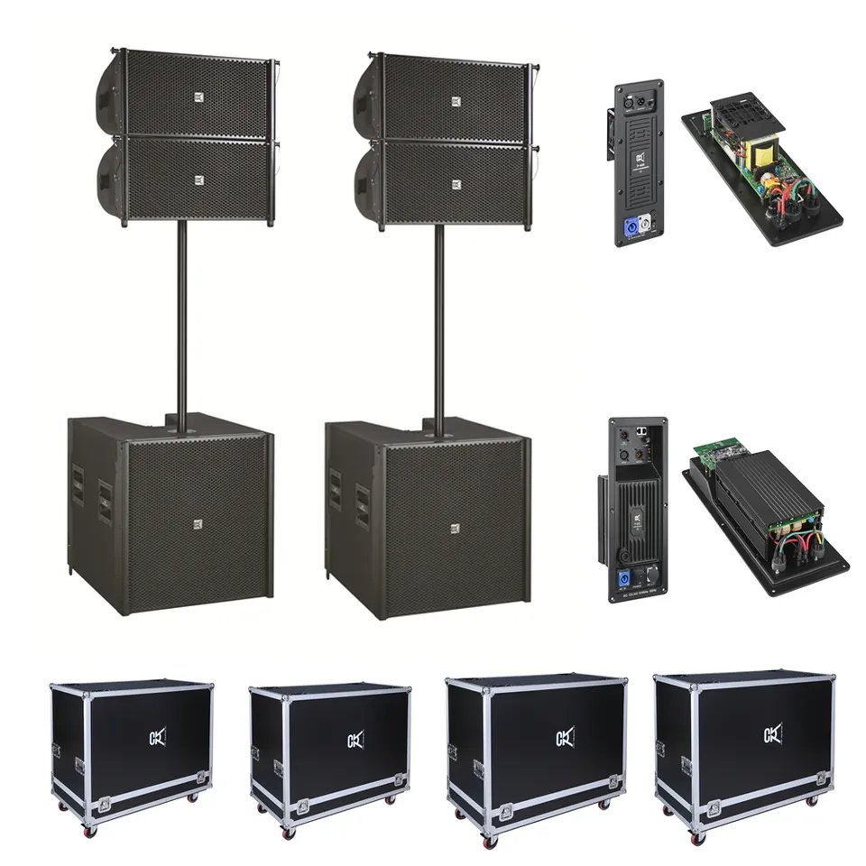 OEM Outdoor Party Professional Audio Equipment Powerful 10 Inch Two-way Line Array Speakers