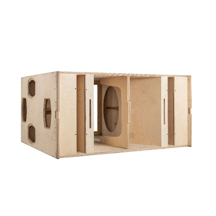 Customize outdoor sound system waterproof subwoofer B22 dual 18 inch big subwoofer speaker box
