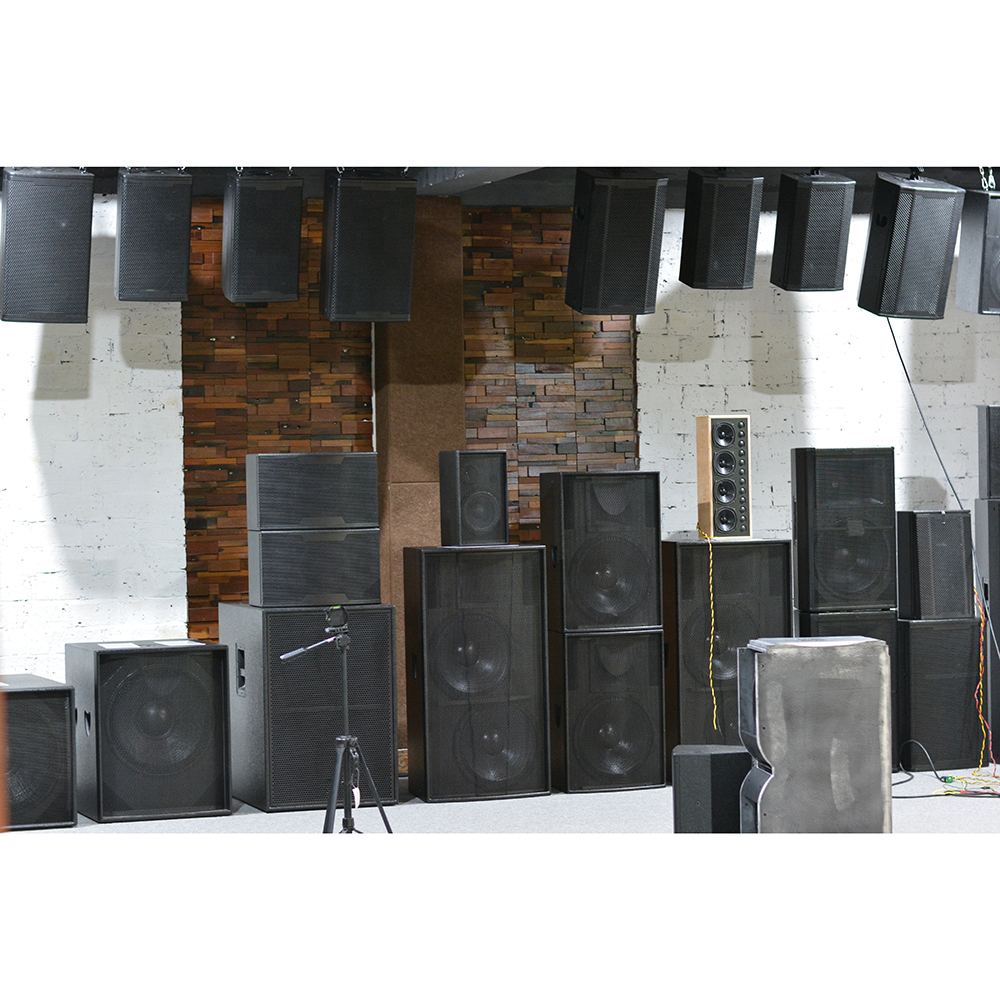 SRX725 1000w dj sound system loudspeakers professional audio dual 15 inch full range speaker for live stage outdoor events