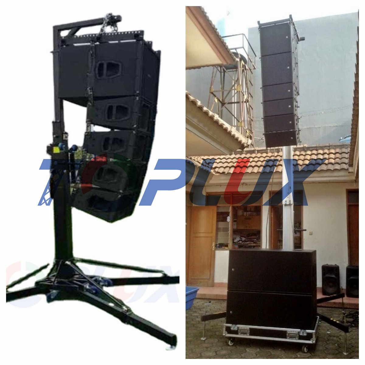 Audio Sound Speaker Lifter Tower for Sport Performance
