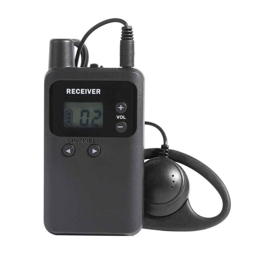Wireless Whisper Tour Guide System 813R Audio Guide System Sounds Clear for Group Bus Tour Factory Tour Museum Visiting