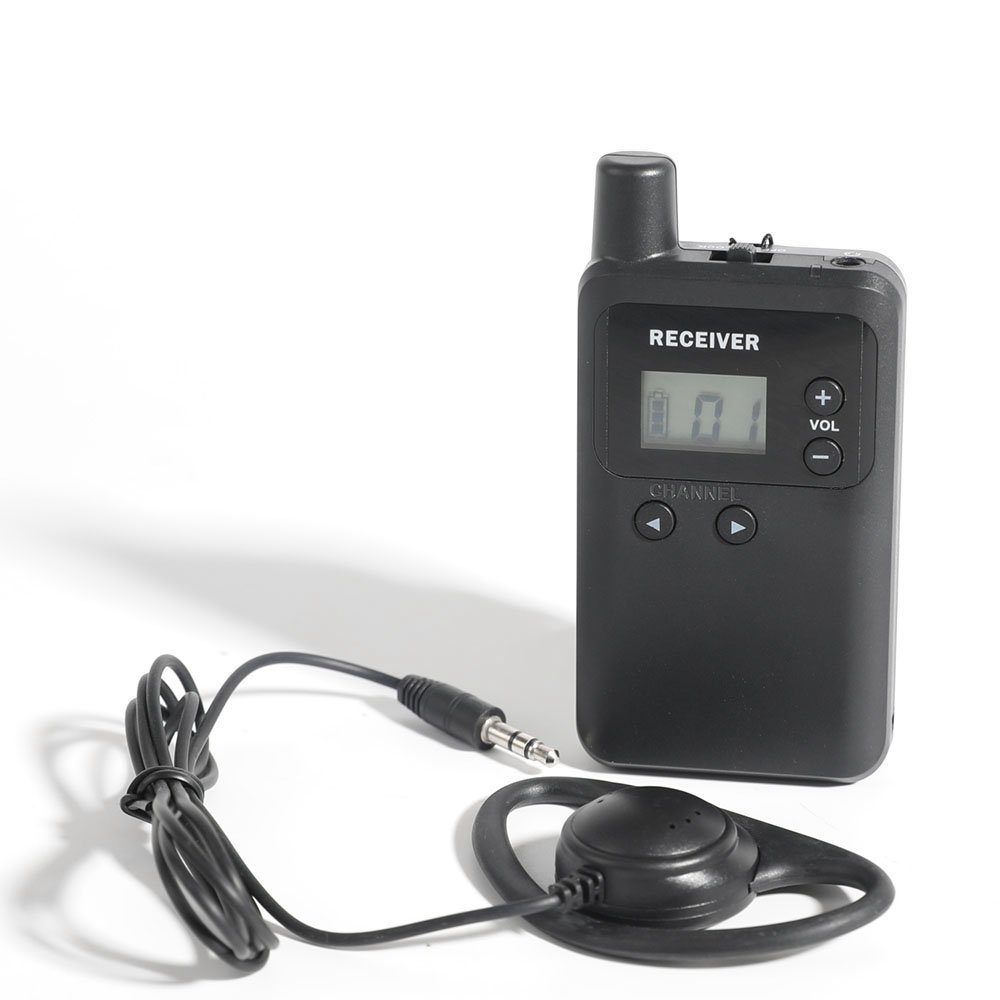 Wireless Whisper Tour Guide System 813R Audio Guide System Sounds Clear for Group Bus Tour Factory Tour Museum Visiting