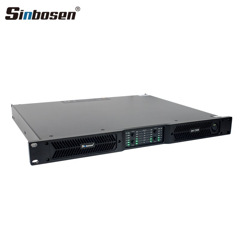 D4-1500 4 channel surround sound digital 1500w*4 sound standard power amplifier audio