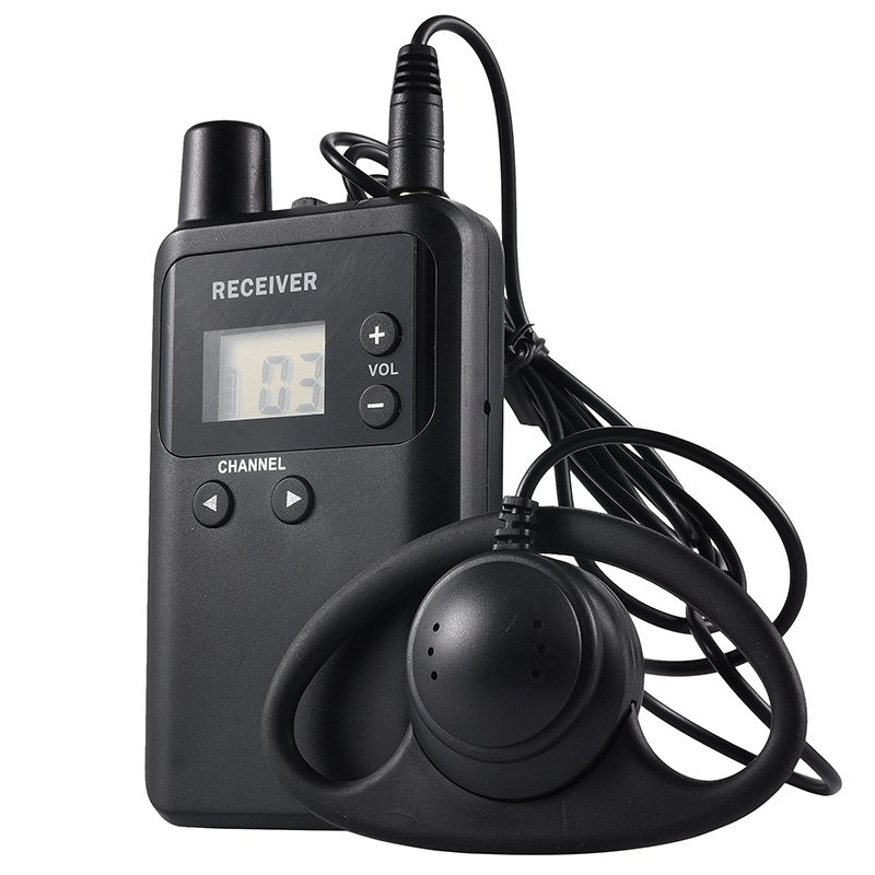 Wireless Whisper Audio Guide System 813 Sounds Clear for Group Bus Tour Factory Tour Museum Visiting Easy to Operate