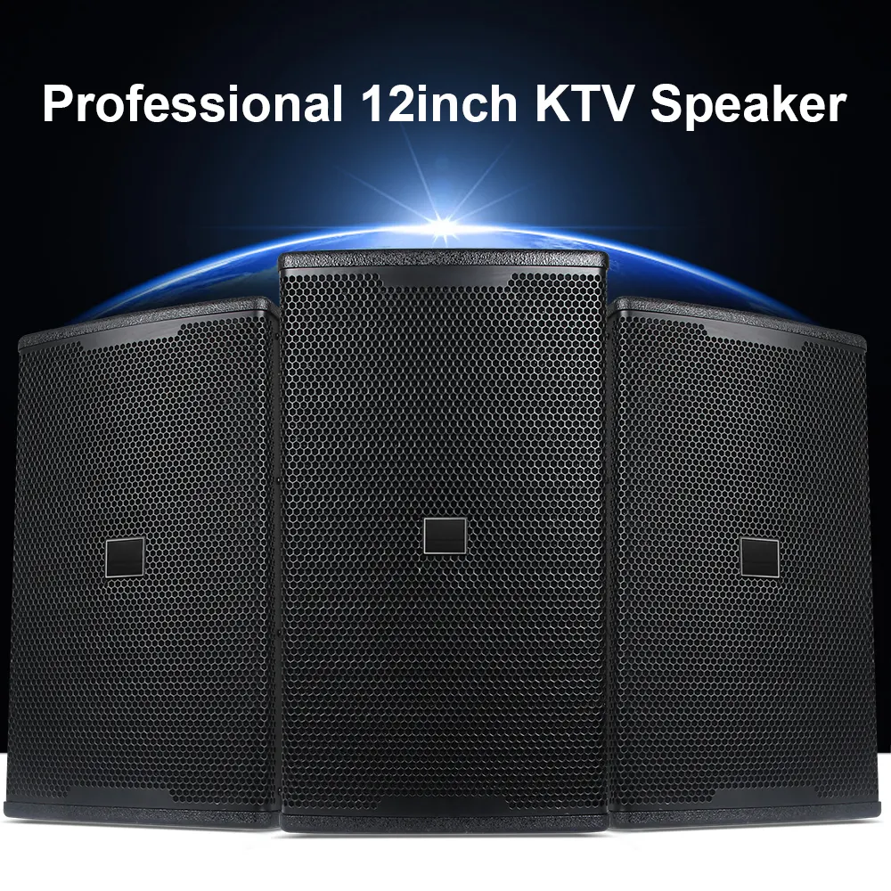 KP600 Professional 12-inch Speaker Audio System Sound Equipment/8 channels audio mixer /Speaker For Family party conference