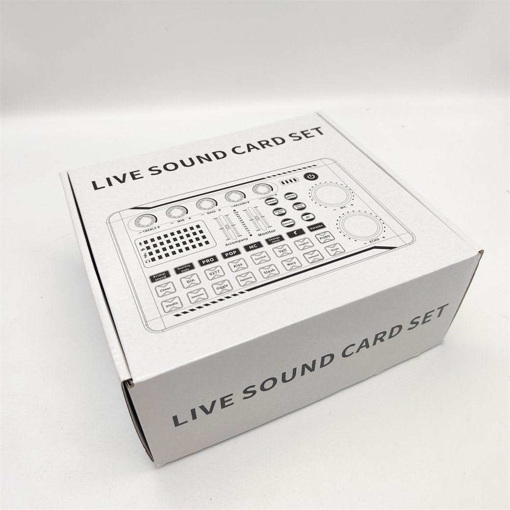 Full Kit DJ Beginners Studio Sound Card with Microphone Podcast Equipment Bundle Kit Bm 800 Condenser Microphone Sound Card