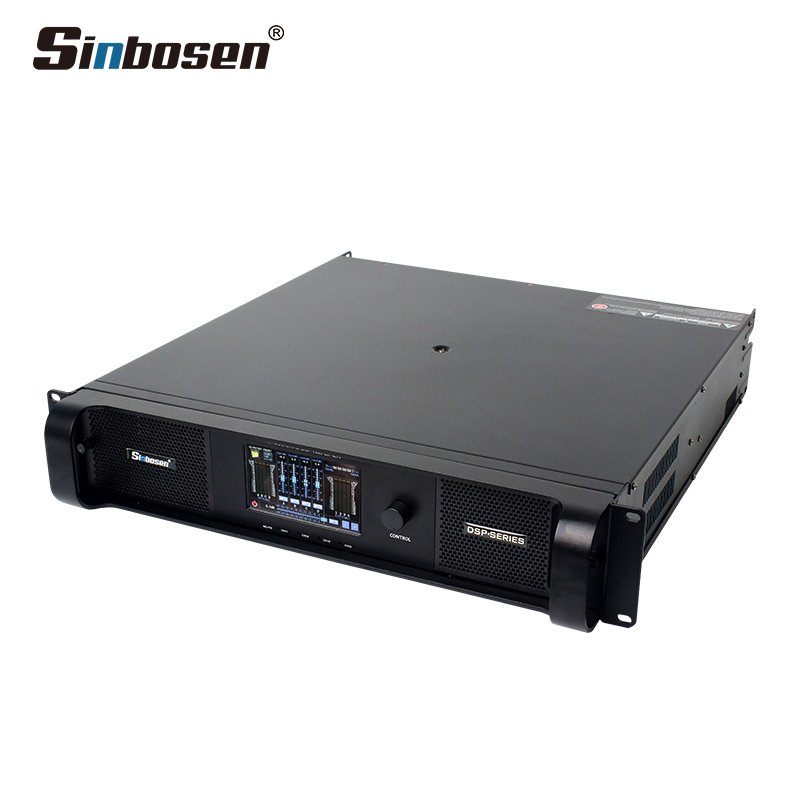 Stage Sound Dj Pro Audio Bass DSP22000Q 4-Channel DSP Amplifier With Advanced Dsp Algorithms