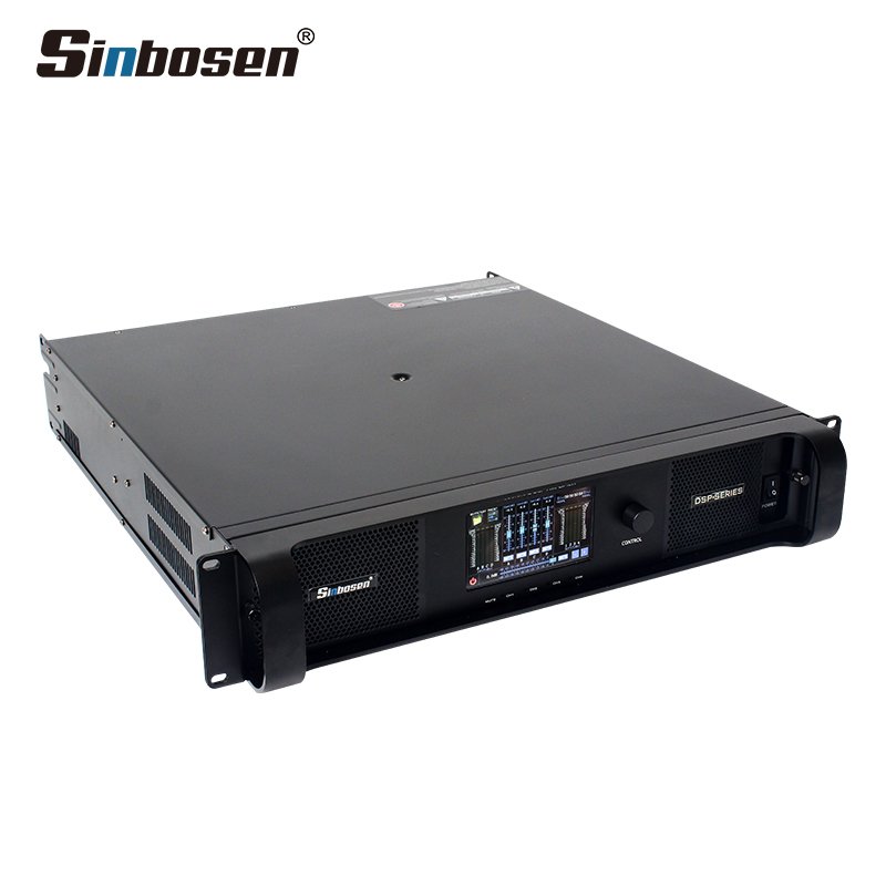 Stage Sound Dj Pro Audio Bass DSP22000Q 4-Channel DSP Amplifier With Advanced Dsp Algorithms