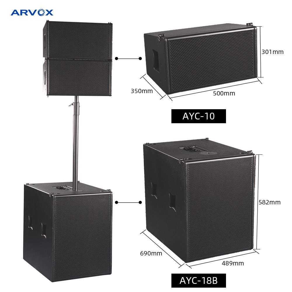 Line array single 10 inch line array, Active and passive, indoor outdoor show, sound system