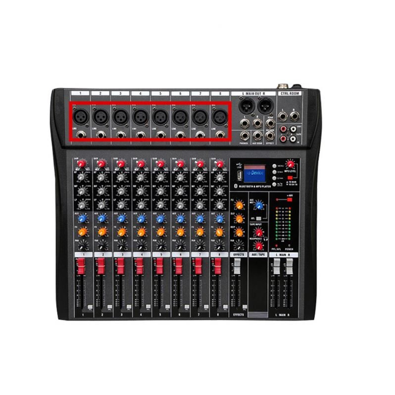 good Quality China Manufacturer Audio Mixer Audio Music Console Professional Broadcast Equipment
