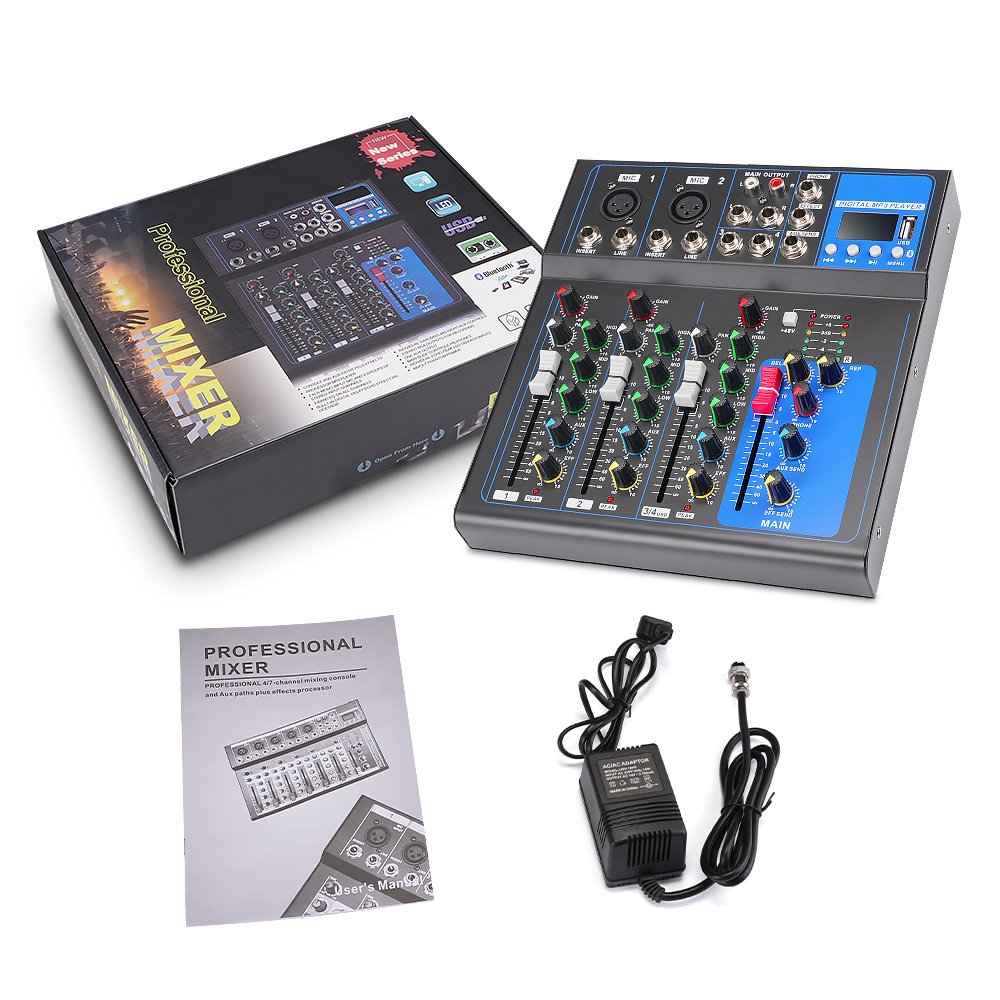 Special Deals Desktop Music Controller 4 Channel Mixer Audio