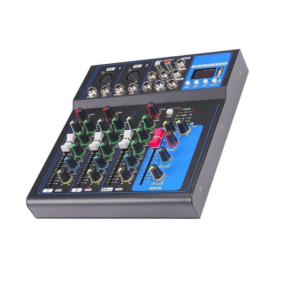 Special Deals Desktop Music Controller 4 Channel Mixer Audio