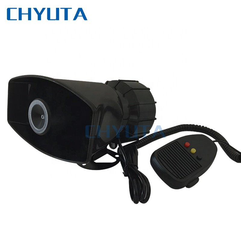 Wired remote control audio speaker three-tone alarm horn car tweeter sounds speakers sirens sound system warning horn
