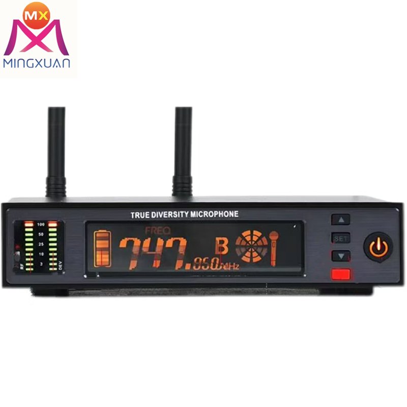 Single Channel UHF professional digital wireless microphone system True Diversity