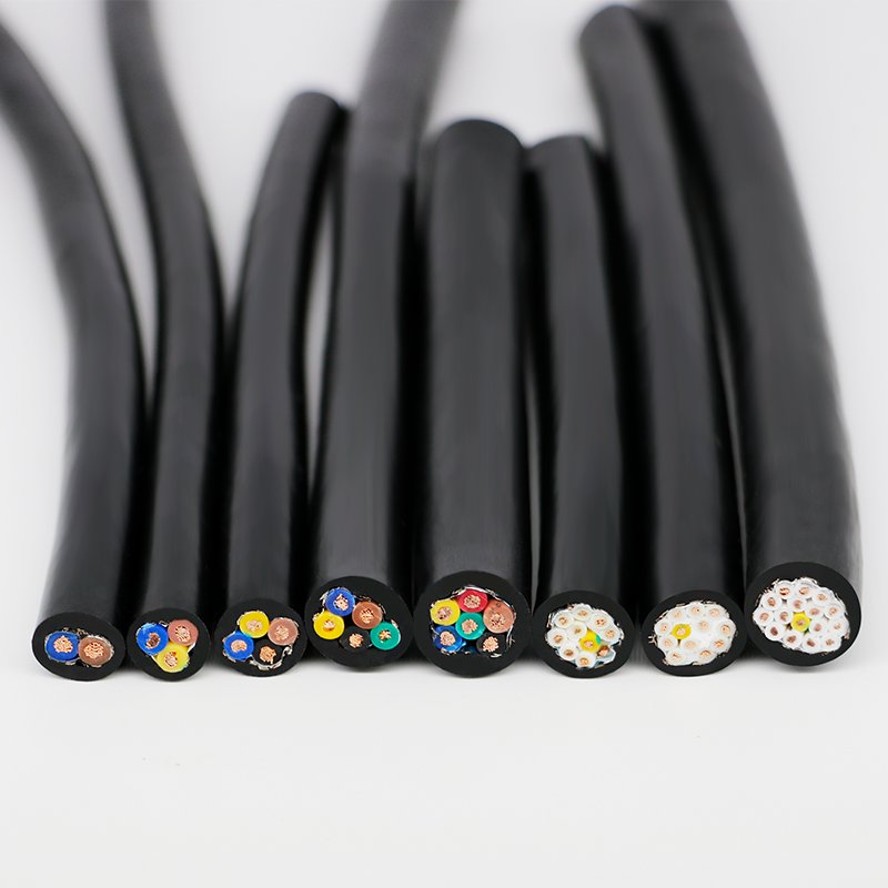 UL2464 0.5mm 0.75mm 1.5mm 2.5mm 4mm 6mm 2/3/4/5/6 core 24AWG 26AWG Copper Electric Wire Signal Control Shield Cable with Shield