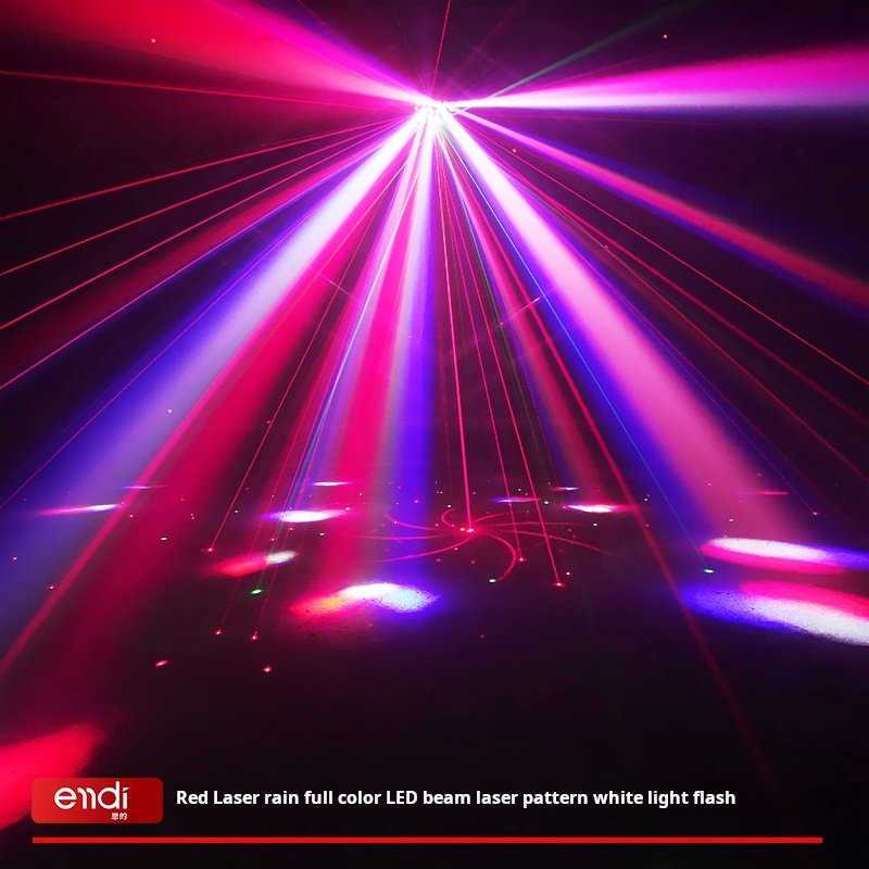 Voice-activated colorful rotating lights Family party club bar atmosphere lights multi-in-one disco flash stage lights