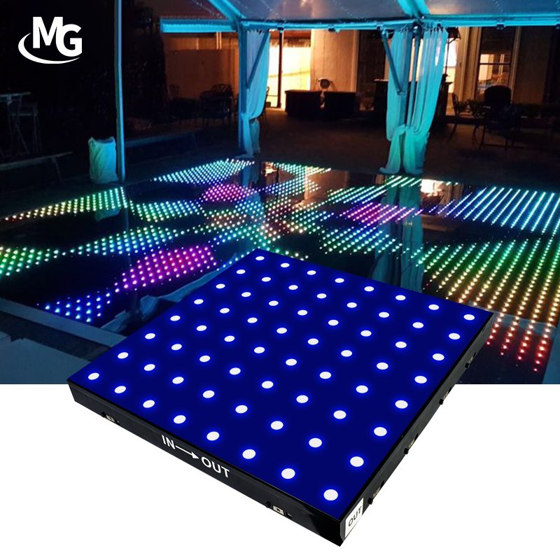 Magnetic Wireless Portable Dance Floor 3D Infinite Party Stage Floor Light Wedding dancing Lumineuse Led Dance Floor