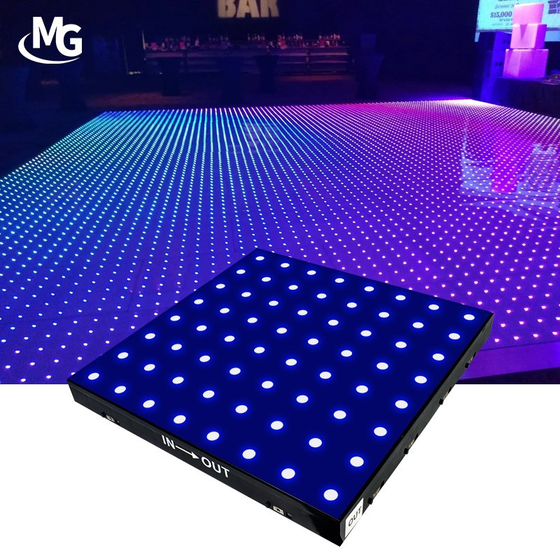 Magnetic Wireless Portable Dance Floor 3D Infinite Party Stage Floor Light Wedding dancing Lumineuse Led Dance Floor