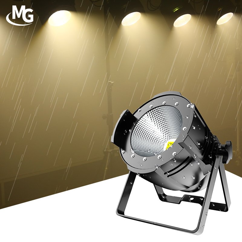 LED Stage Lighting DMX Warm White Cold White Waterproof LED COB 200W Par Light Professional Stage Light for Outdoor Wedding