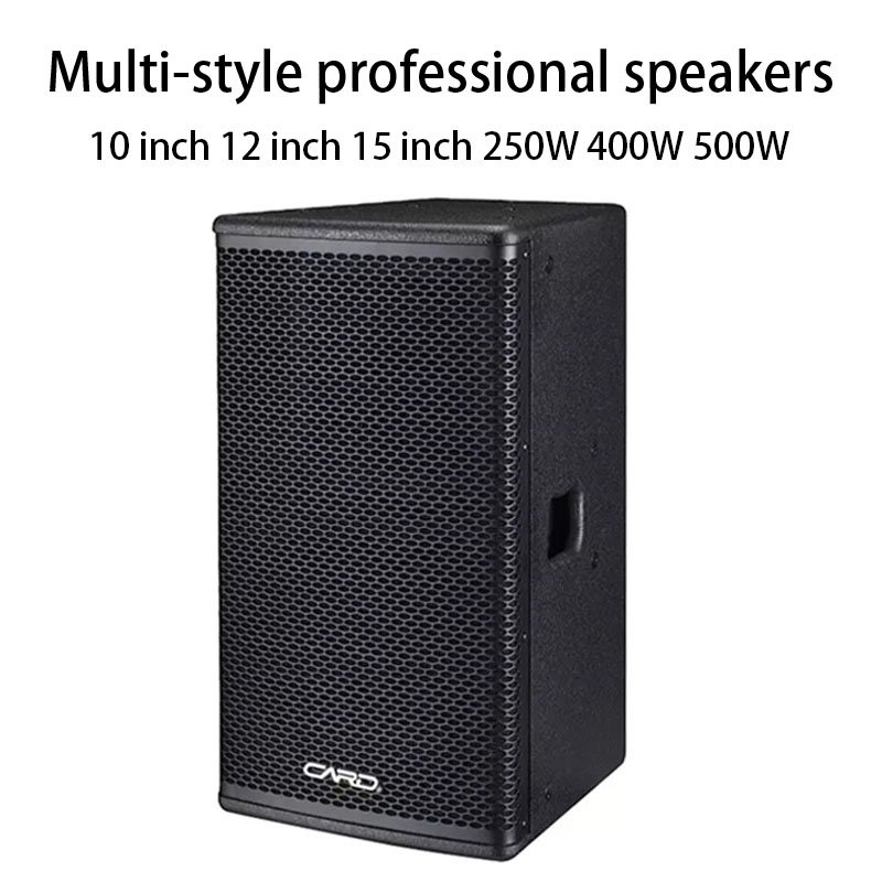 15 Inch Two Way Full Range Audio Live Sound System Speaker Professional Passive Loudspeaker For Music Stage