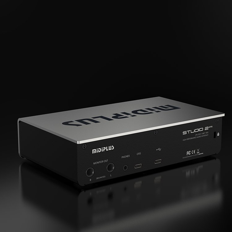 Midiplus Studio 2 OTG Professional Studio Audio Interface 2 in 2 out USB Audio Mixer Recording Podcast Sound Card for Music Love