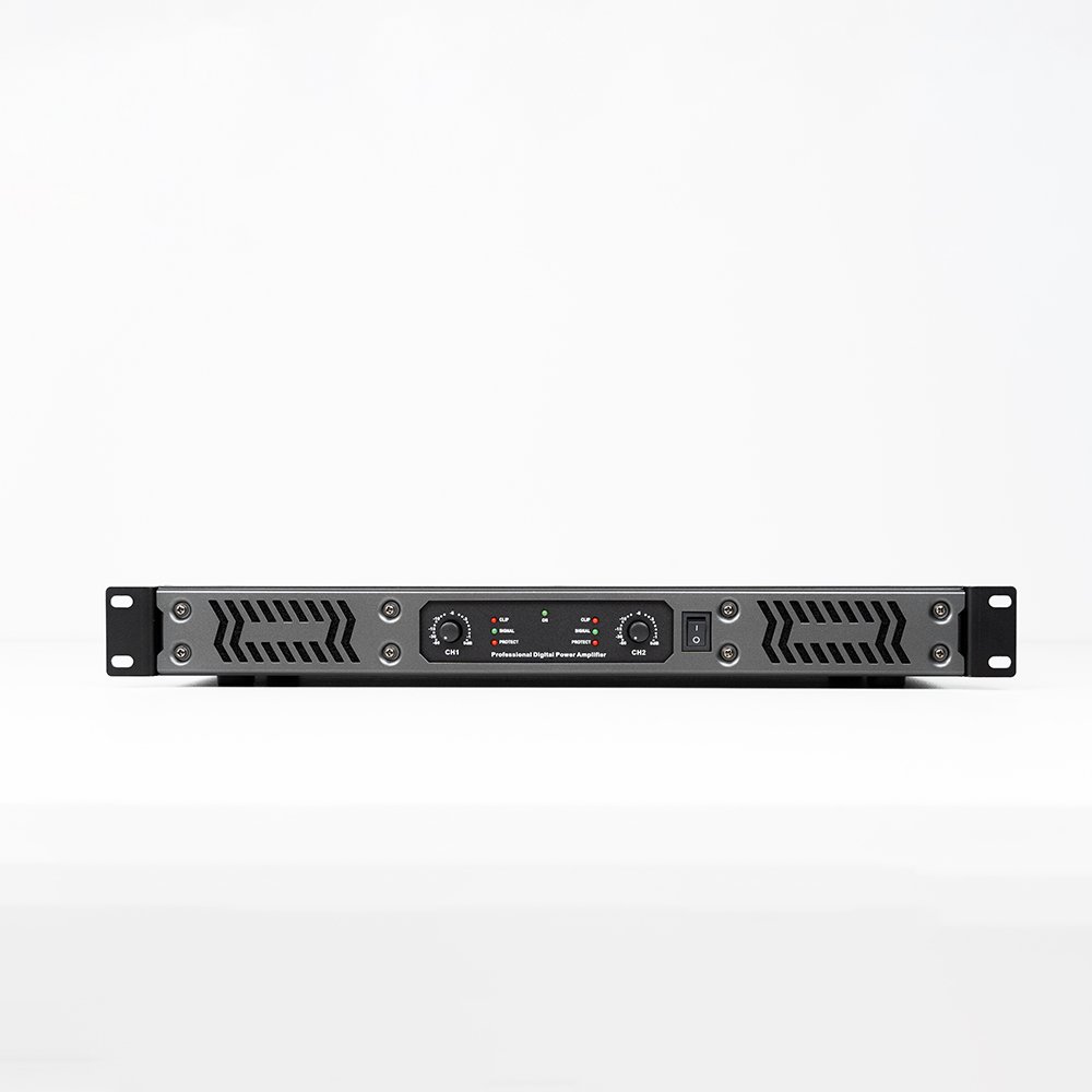 M1 Professional 1U 2 Channels Digital Power Amplifier 200 Watts Class D Professional DJ Audio Amplifiers