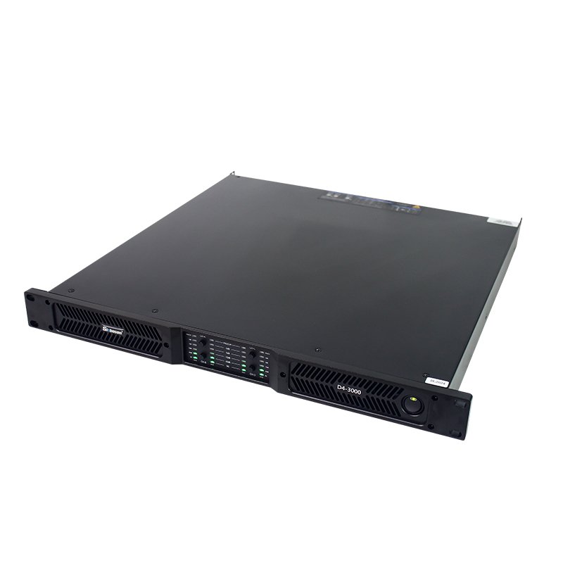 Line Array System Class D Sound Amplifier 4 X 5000 Watts Commercial Digital Power Amplifier