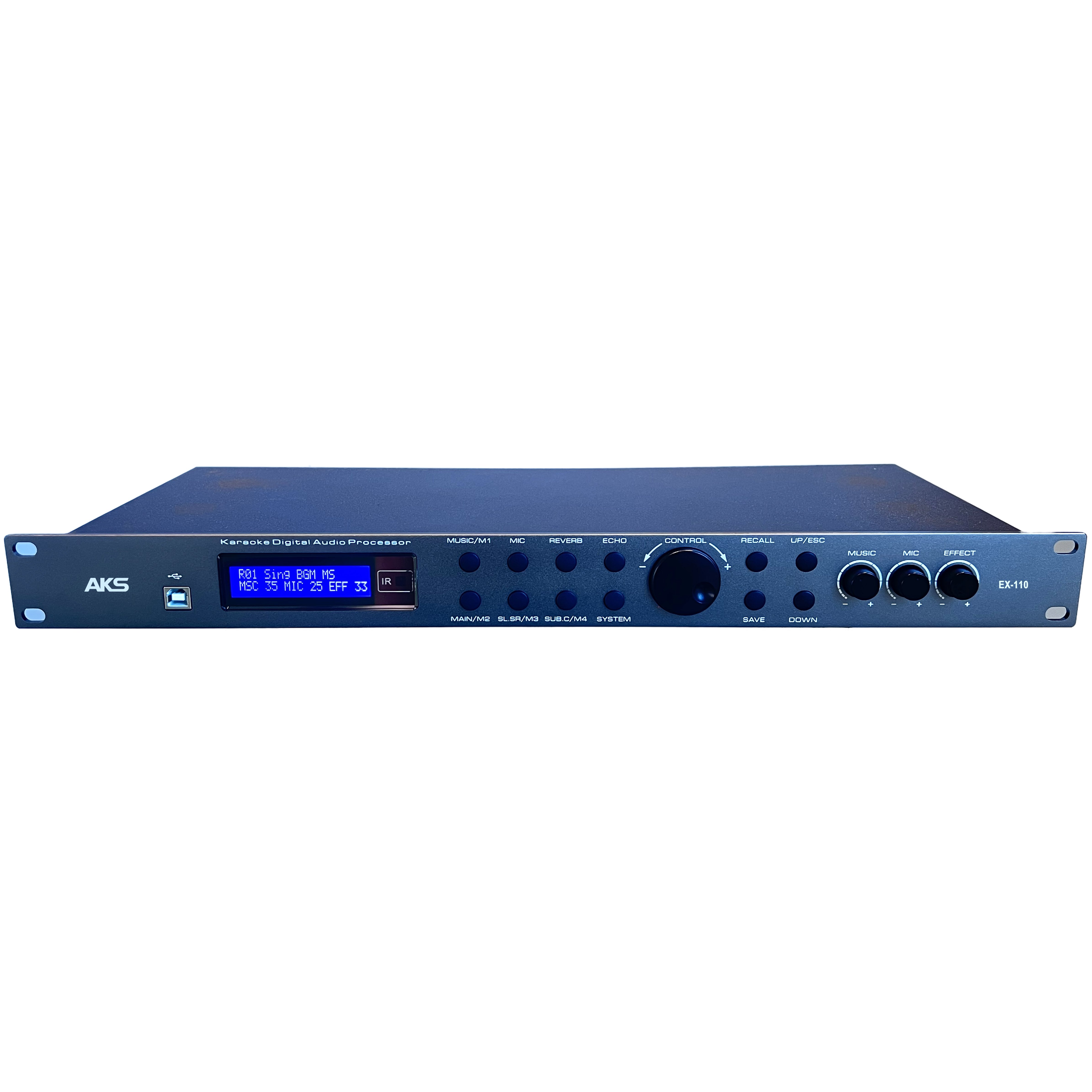 EX-110 High-Performance Digital Audio Processor for Professional Sound and Karaoke Systems