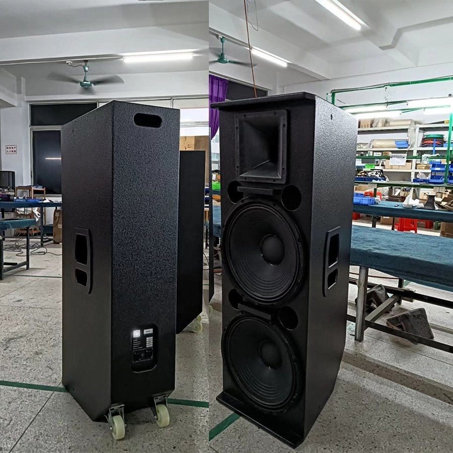 Dual 15 inch full range speakers Macrosang LS215 DOUBLE 15 inch loudspeaker party box
