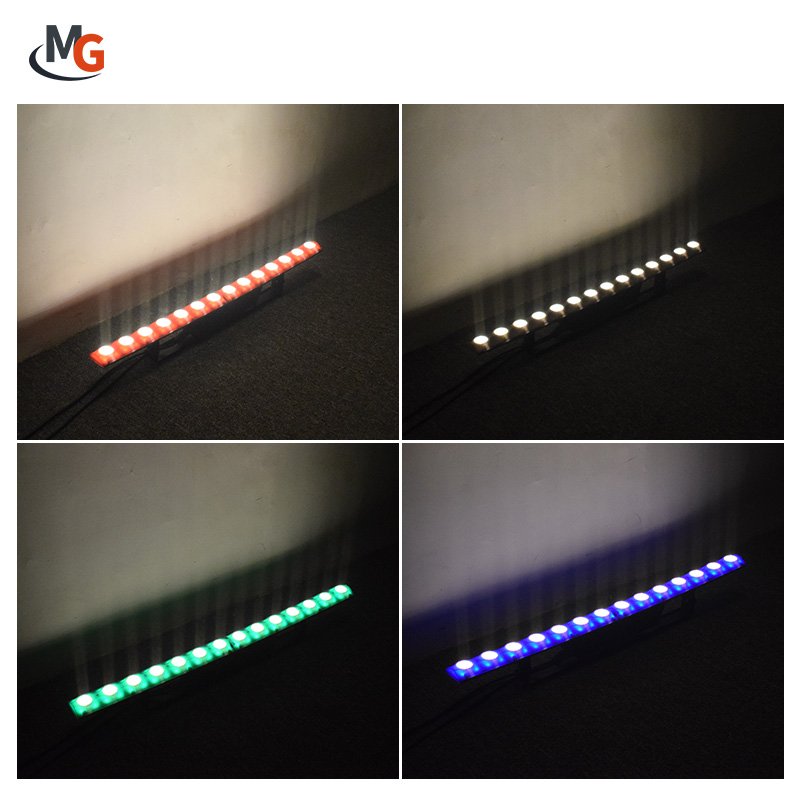 14pcs 3W 3in1 LED Wall Wash Cyclorama Light LED Background Matrix Light for Bar Stage Nightclub