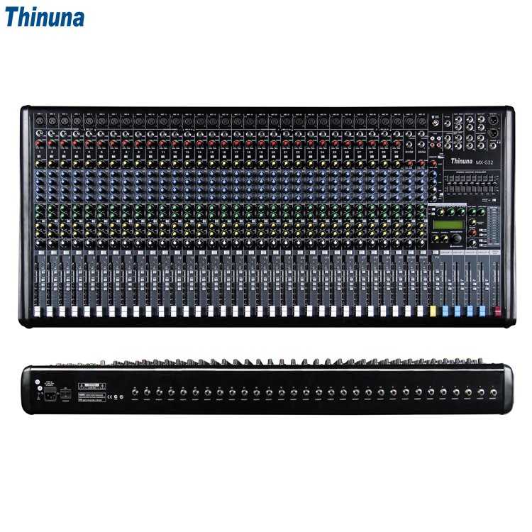 Thinuna MX-G24 High Quality Digital Mixing Console Pa Speaker System Professional Mixer 24 Channels Digital Audio Mixers