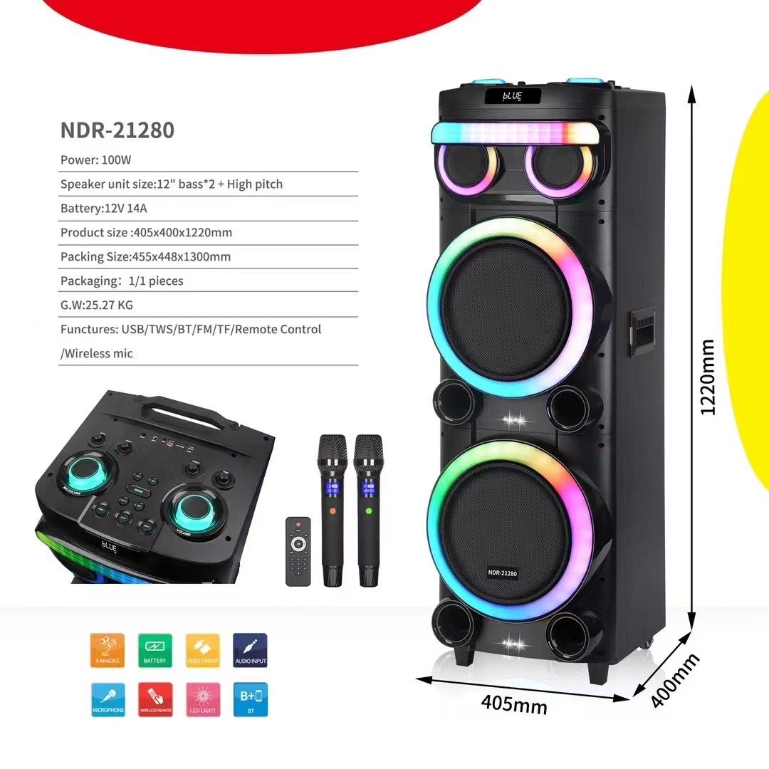 BT Professional Audio Power Active Box Outdoor Party Portable vibration Sound Equipment Set For Live 8 inch Speaker Amplifier