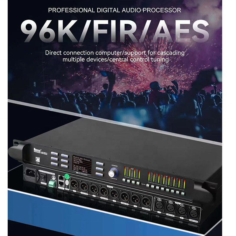 96k live sound rental small installation sound digital dbx bass fir audio processor