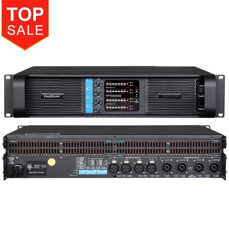Paulkison FP10000q Power Amplifier 4 channel Speakers Power Amplifier 10000 Watt Power Amplifier Audio Sound Equipment