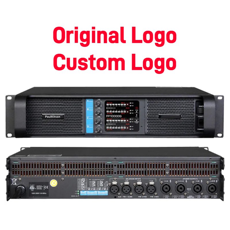 Paulkison FP10000q Power Amplifier 4 channel Speakers Power Amplifier 10000 Watt Power Amplifier Audio Sound Equipment