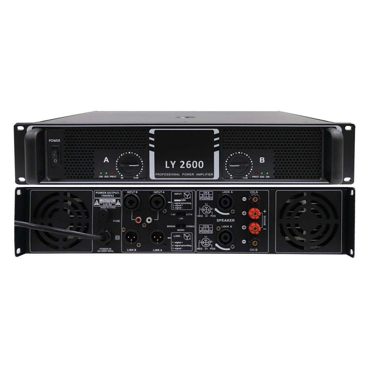 Factory Professional Audio Sound Equipment Amplifiers 1200w Dual Channel Power Amplifier For Stage Performance