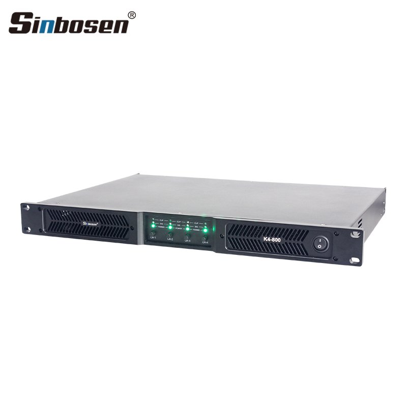 R-SMPS Stable Power Supply 1U Four Channel Amplifier 800W Digital Home Amplifier