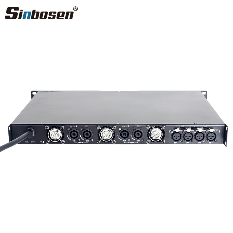 R-SMPS Stable Power Supply 1U Four Channel Amplifier 800W Digital Home Amplifier