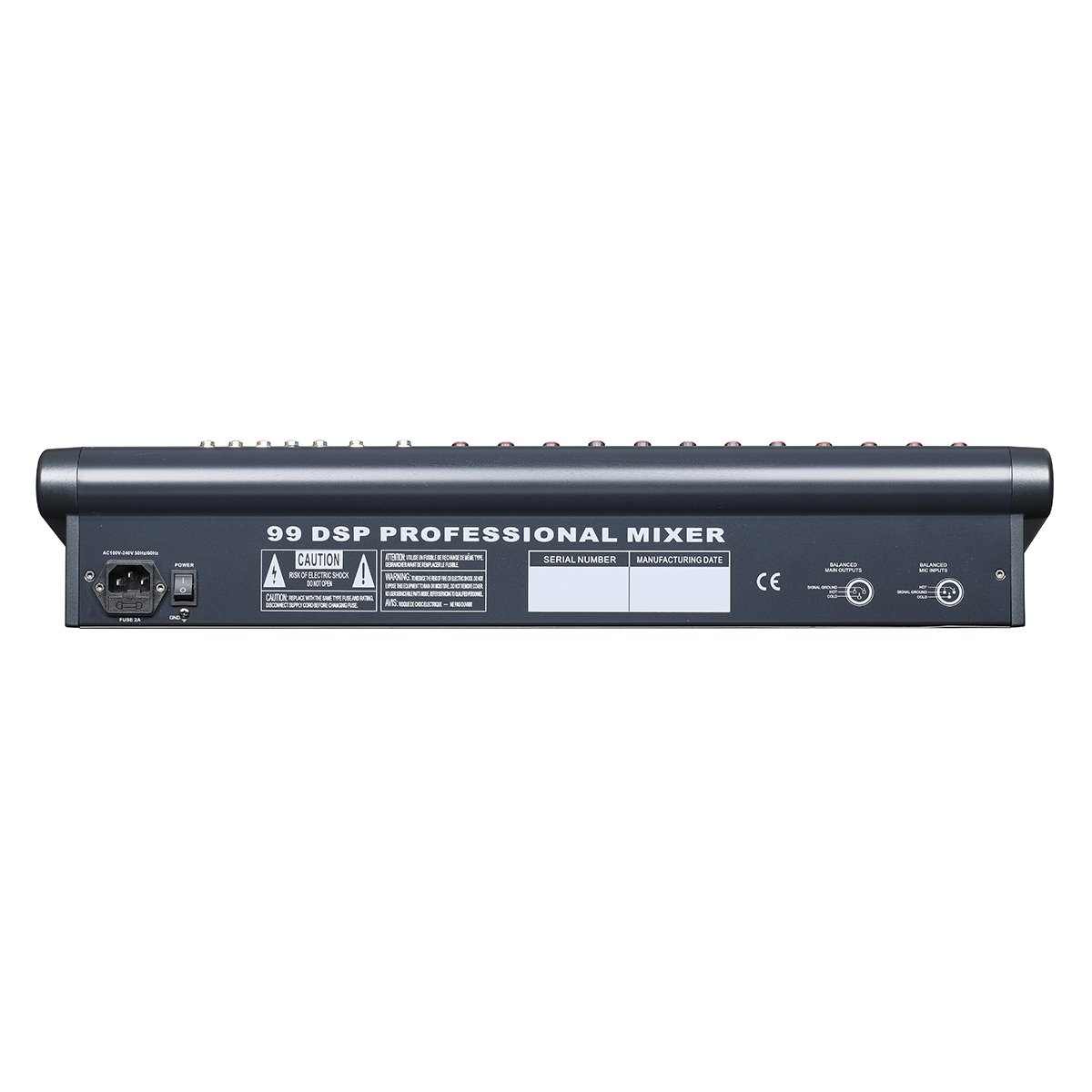 Public address system music dj digital sound console professional 14 channel audio Mixer